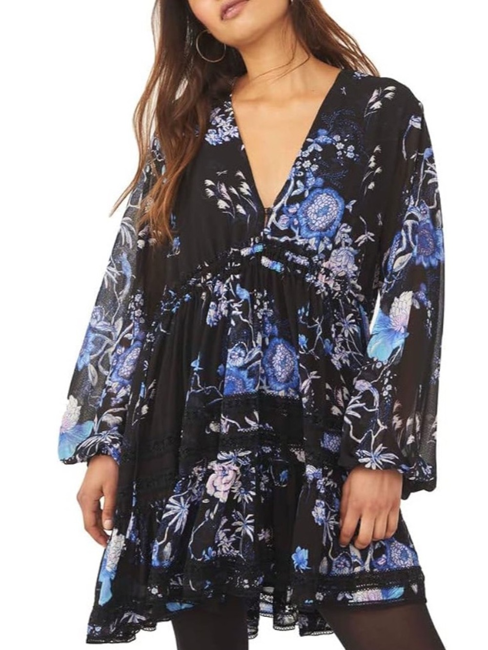 Free People Cherry Blossom Mini Dress